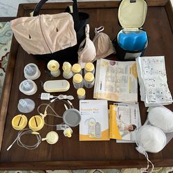 Medela Freestyle Flex with several additions