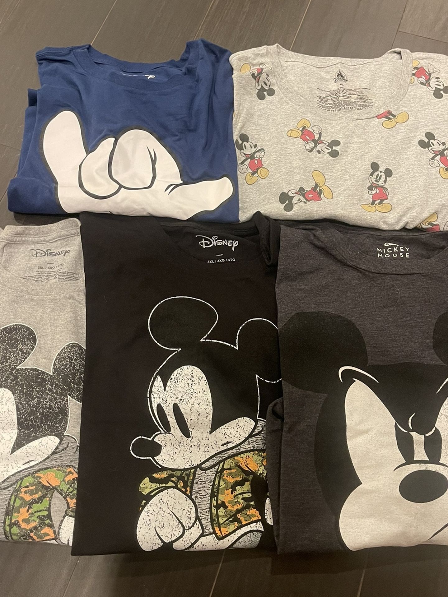 Micke Mouse BIG SIZE Shirts Bundle