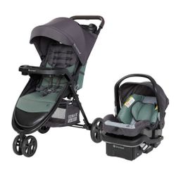 NEW Car Seat AND Stroller Baby Trend Sonar Cargo 3-Wheel Travel System with EZ-Lift™ 35 PLUS Infant