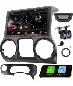 Android 13 Car Radio for Jeep JK Wrangler 11-14