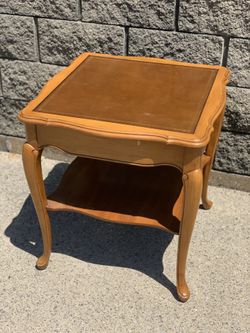 antique accent table