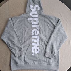 Grey Supreme Hoodie 