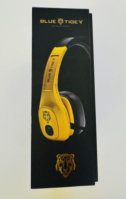 Headphone Blue Tiger