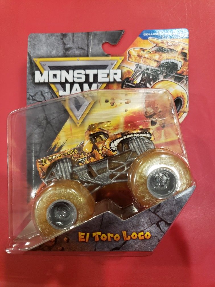 MONSTER JAM "EL TORO LOCO" Series 42, Collide-A-Scope, 1/64 Scale, VHTF