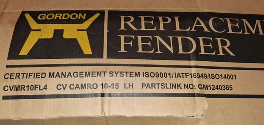 Replacement fender