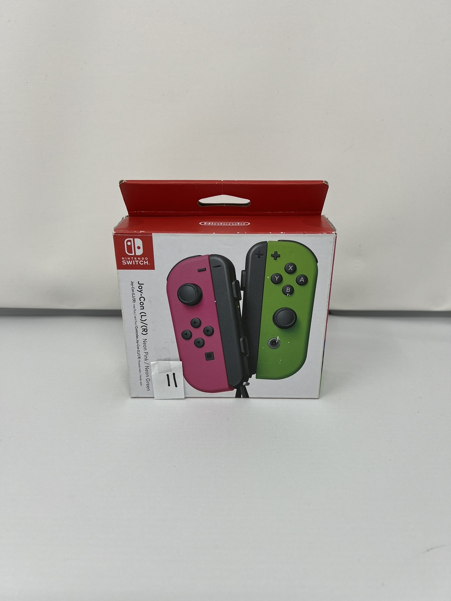 Nintendo Switch Joy-Con L/R - Neon Pink/ Neon Green (Lot 11)