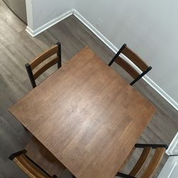 Brown wooden table