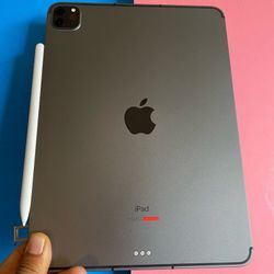  128GB Apple IPad Pro 11” 3rd Generation (2021 model / M1 chip ) WiFi + Cellular (5G / Unlocked) with pen, keyboard & Accessories 