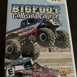Bigfoot Collision Course (Nintendo Wii, 2008) Complete 