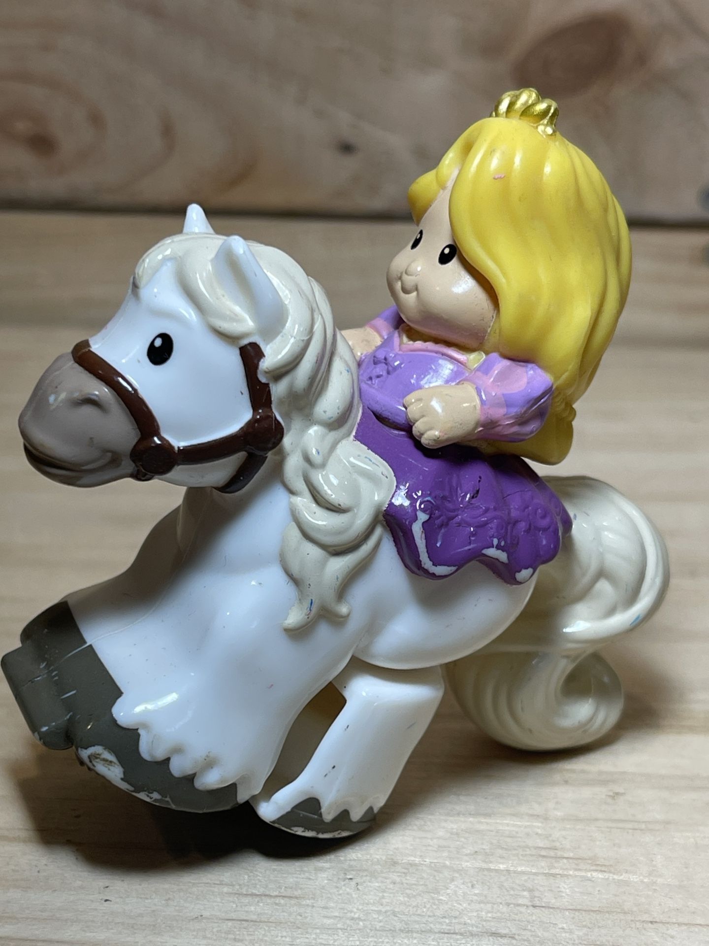 Klip Klop Rupunzel Princess On White Horse Little People