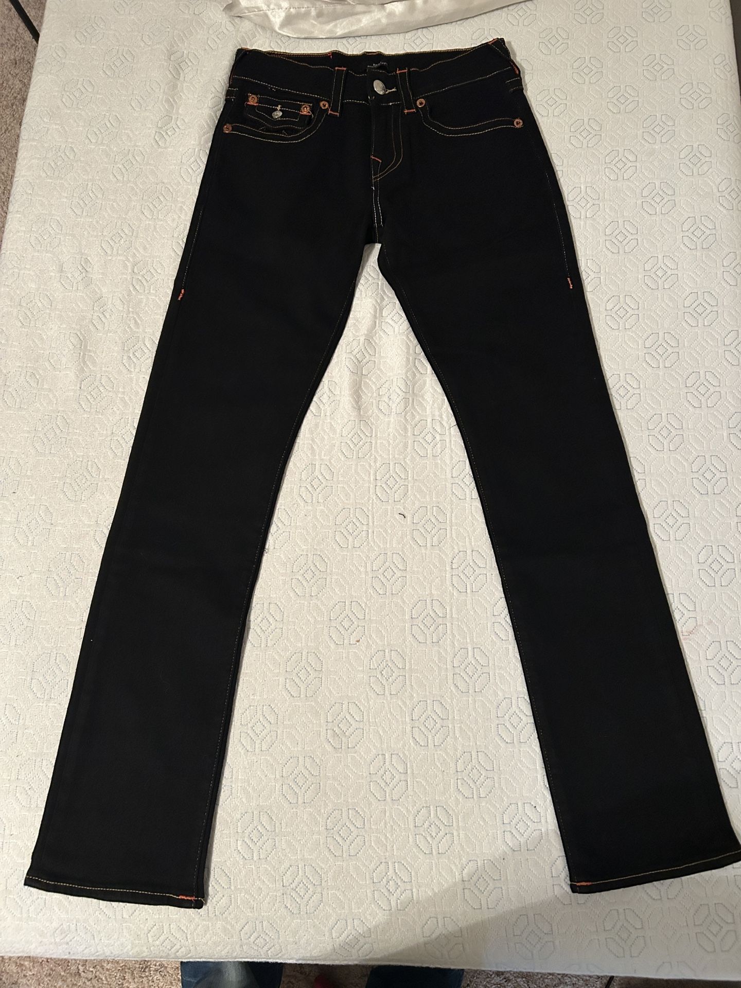 Black Ricky True Religion Jeans