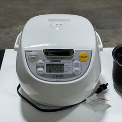 Tiger 5.5 Cup Rice Cooker - White