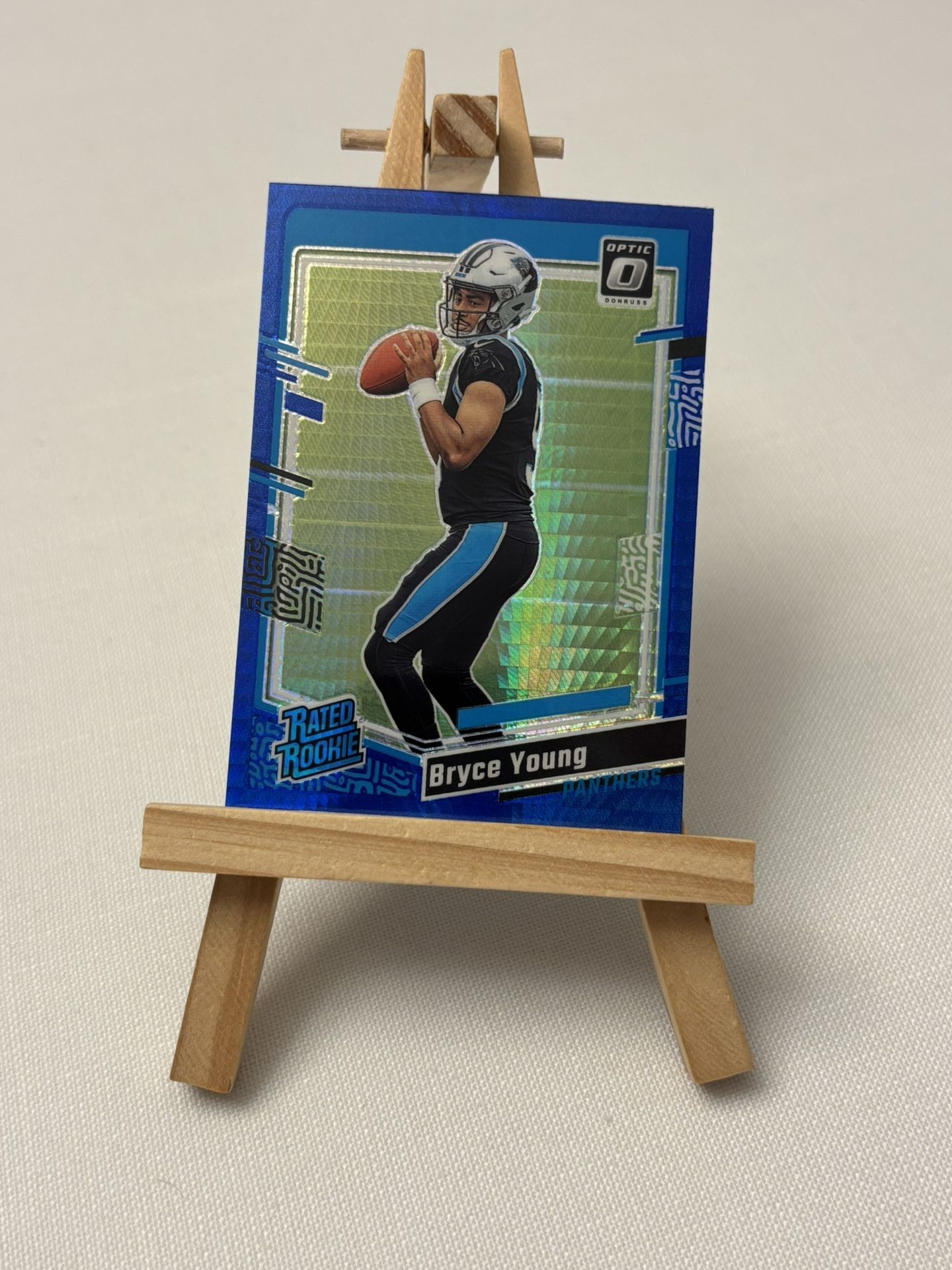 Bryce Young Blue Hyper Rookie Carolina Panthers