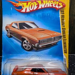 Hot Wheels '69 Mercury Cougar Eliminator  Orange 1:64 2 2009