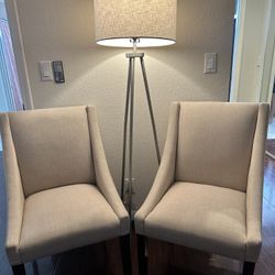 Accent Chairs And Lamp 