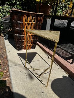 Gold Side Table