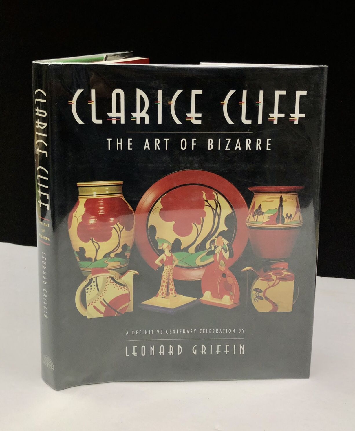 Clarice Cliff - The Art of Bizarre by Leonard Griffin SIGNED British Art Deco Pottery Book