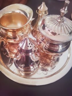 Silver plate set