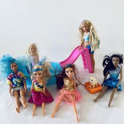 Lot #3 of Barbie, Fairy & misc. Dolls