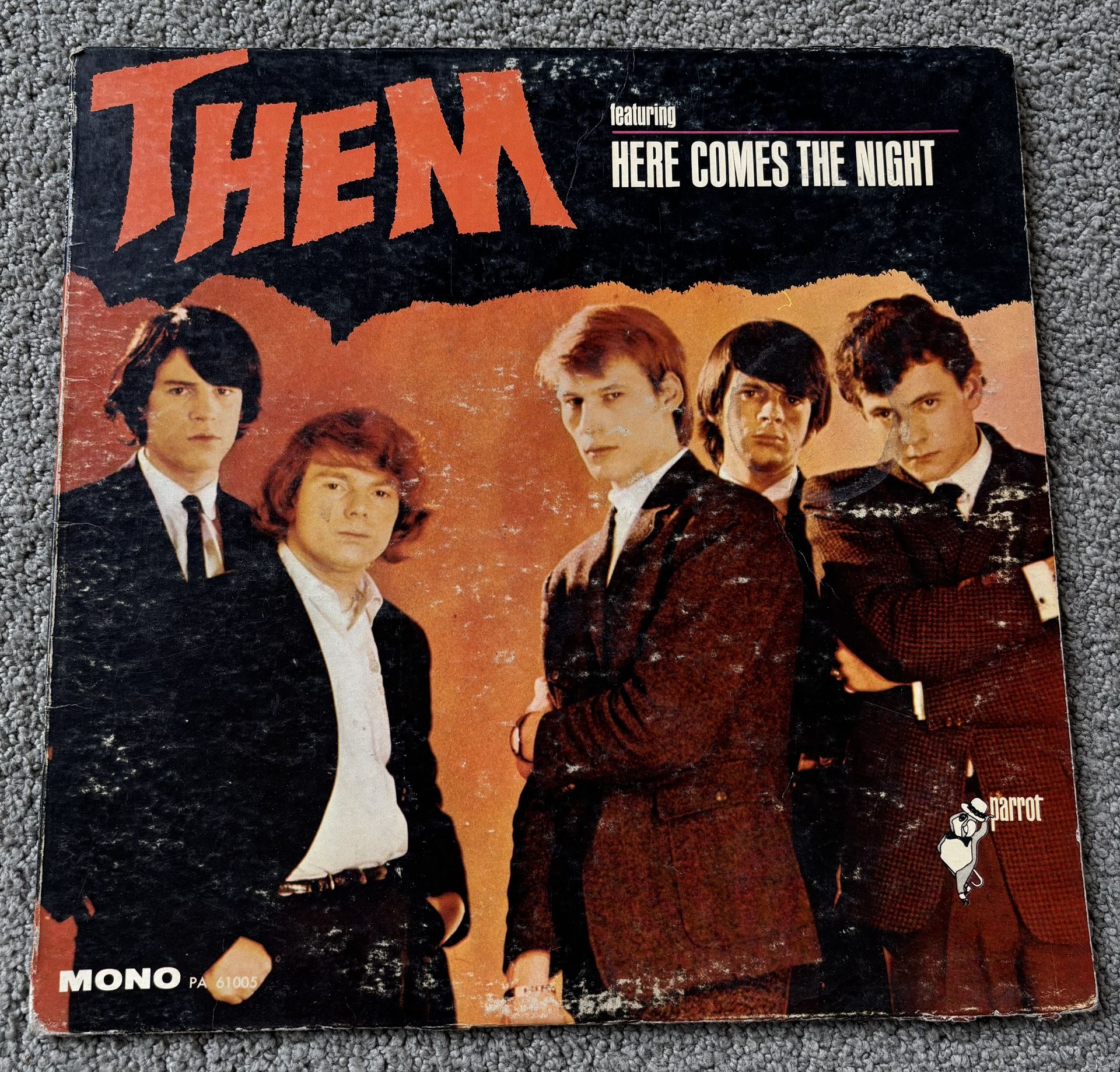 Them Here Comes The Night LP Van Morrison
