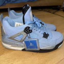 Jordan 4 Retro University Blue UNC Men's All Size US 8.5