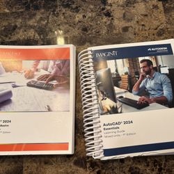 (2) 2024 AutoCad Books