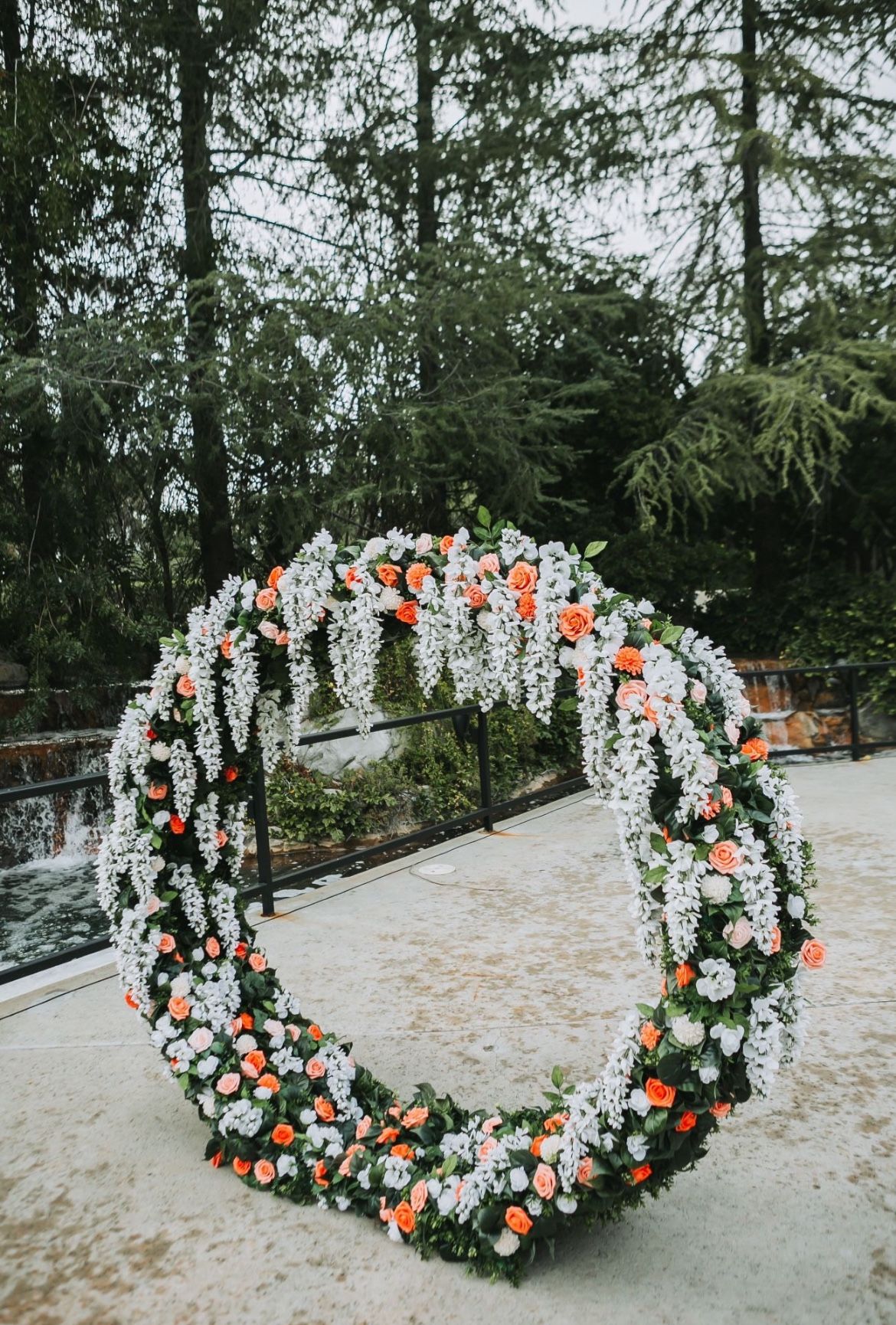 Flower Arch Wedding Decor
