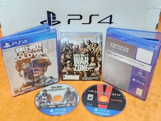 Playstation 4 (PS4) Call of Duty Black Ops & Metal Gear Solid Game Bundle
