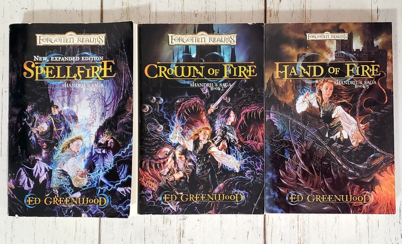 Forgotten Realms Shandrils Saga Book 1, 2, 3 Trilogy by Ed Greenwood