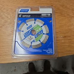 Norton 4" Segment Rim Blade