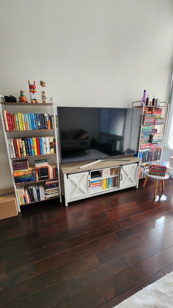 Bookshelves And Entertainment Center