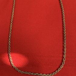 Gold Plated Rope Chain 