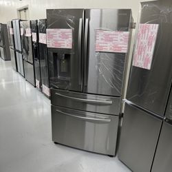 New 4 Door Fridge Stainless Steel 1 Year Warranty 