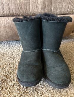 Black UGG Bailey Bow Boots Women's Size 6