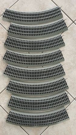 Lionel O Scale O36 Curve FasTrack Pack (8 Pieces) Model Train Track