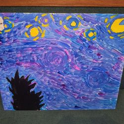 Starrier Night / Original Painting 