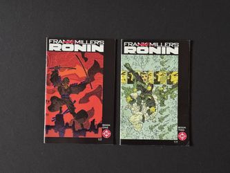 Ronin Book 1 & Ronin Book 2 by Frank Miller DC Comics 1983 Lot of Two