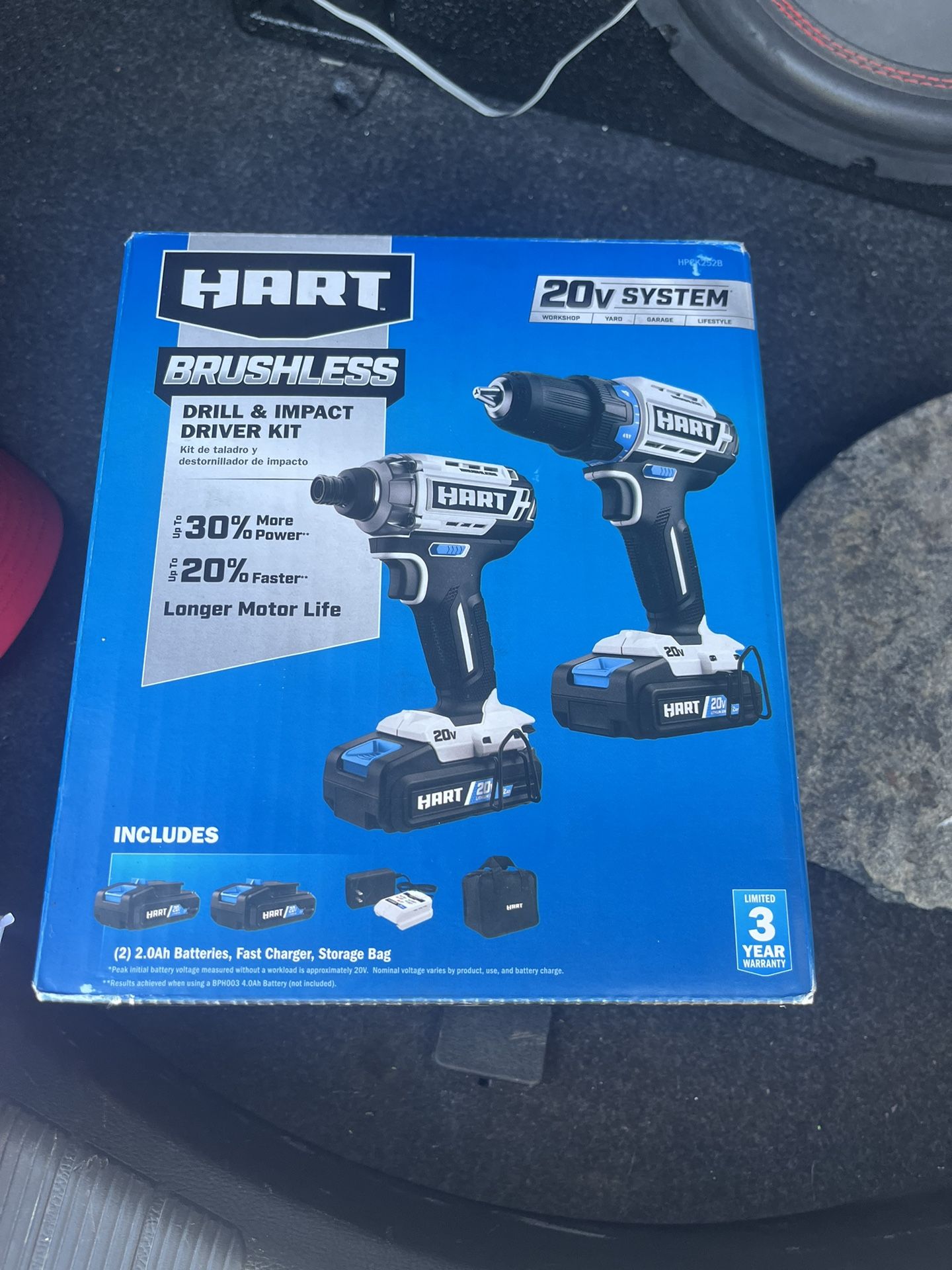 Impact Wrench Hart Drill Driver Set Hart Impact Driver Drill Set (new)