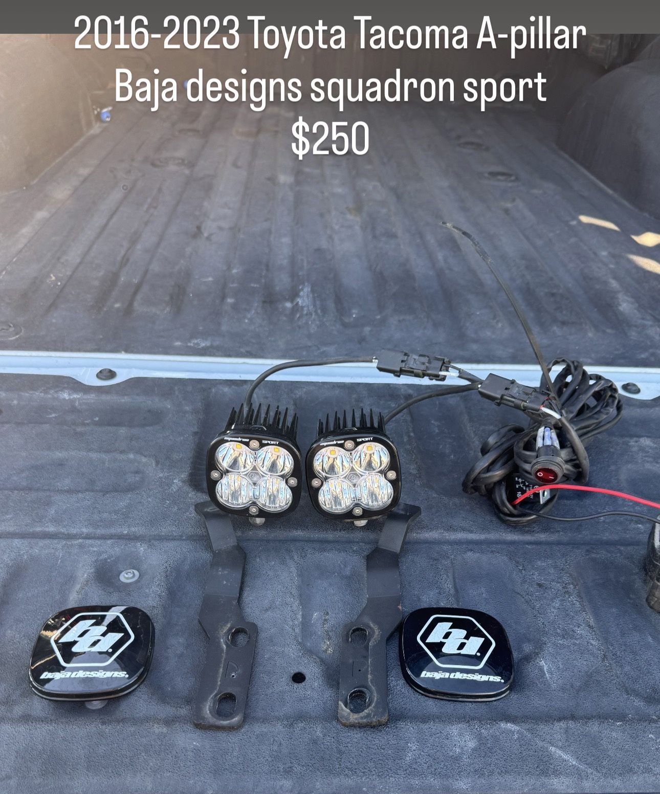 2016-2023 Toyota Tacoma A Pillar Baja Designs Squadron