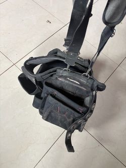 Husky tool belt and rolling bag