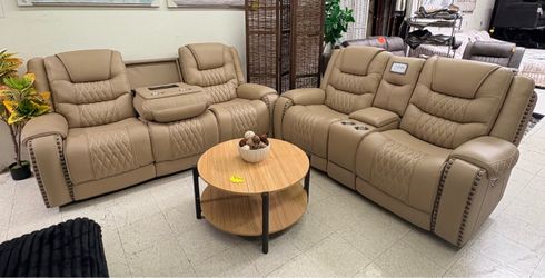 Sofa and love seat