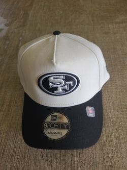 Brand New Black And White San Francisco 49ers Adjustable Hat 
