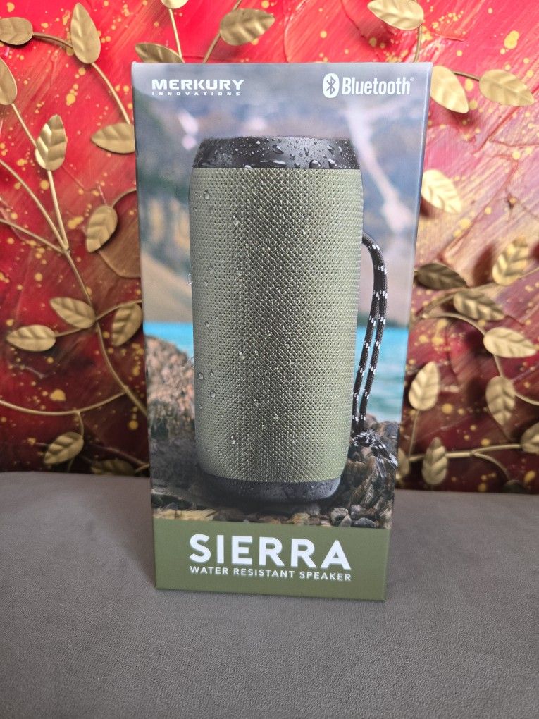 MERKURY Innovations SIERRA Wireless Bluetooth Speaker: NEW . Rechargeable