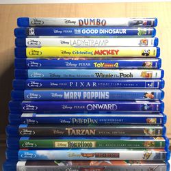 Disney + Pixar Blu-ray Bundle (Read description)