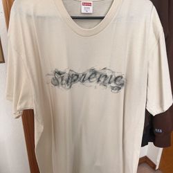 supreme Smoke Tee natural XLサイズ！