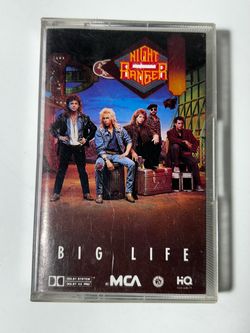 Night Ranger - Big Life (1987) Cassette Tested Rock Band Jack Blades Brad Gillis