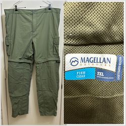 Magellan Fish Gear Convertible Pants Size 2XL
