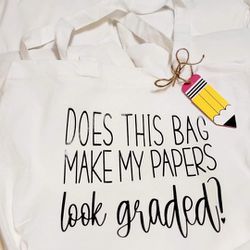 Teacher Apprication Tote Bags