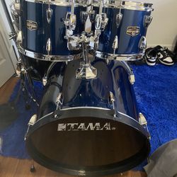 Tama / Imperial Star 5 Piece drum Set With Evan’s G2 Head 