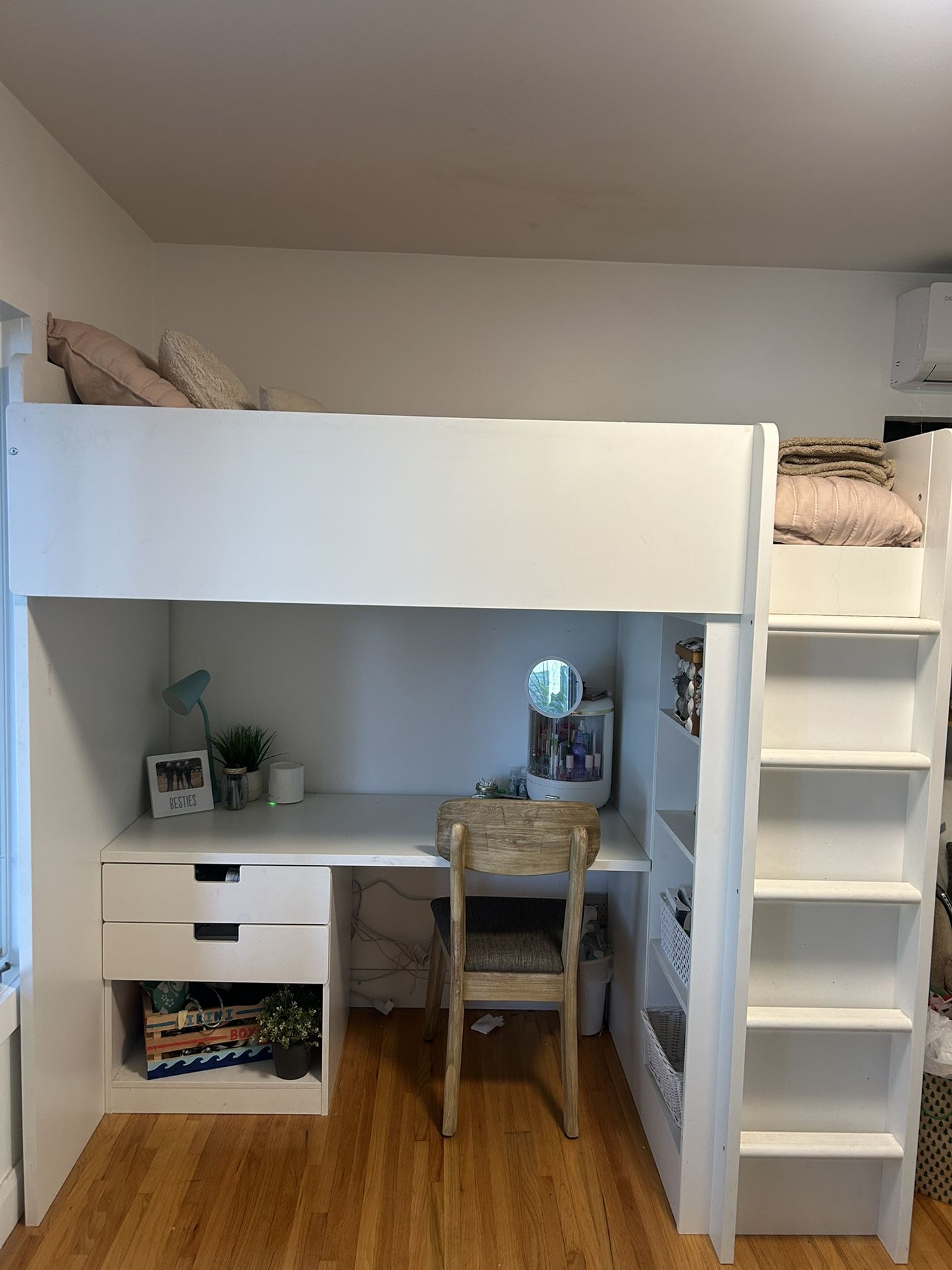 IKEA Loft Bed With Desk And Closet